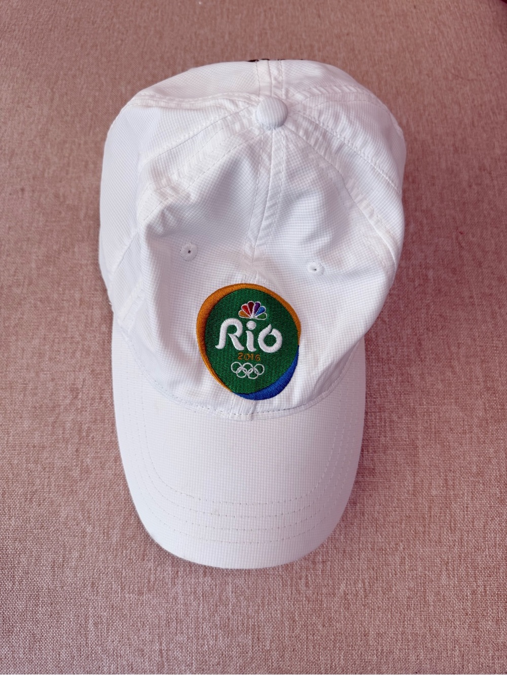 NWOT: Official Team USA Olympics Rio 2016 lightweight White Baseball Cap